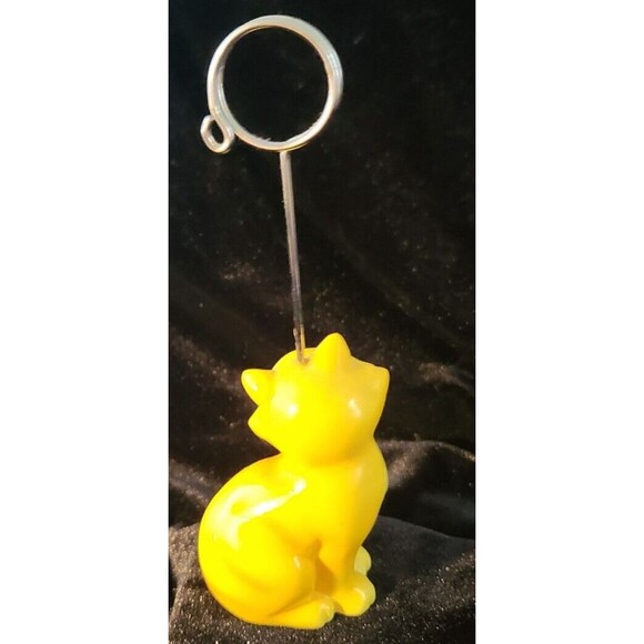 Cat Figurines Photo/ Picture Card Holder Set Of 2 - Picture 6 of 7